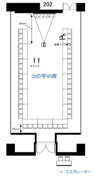 富山国際会議場 参加者45名の会議