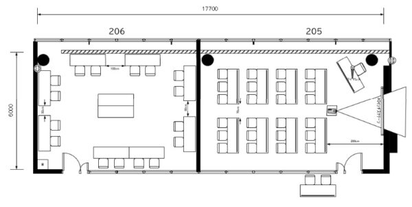 富山国際会議場 展示会・研修会（前日搬入・設営）