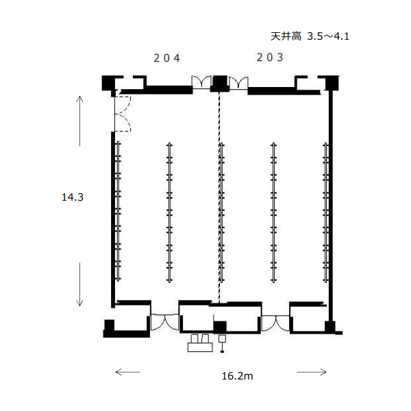 富山国際会議場 展示会（搬入・設営に約3時間要する場合）